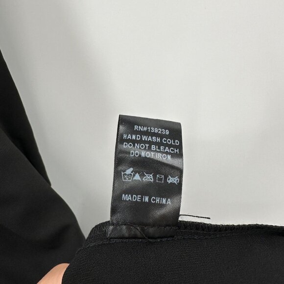 Pomander Place by Tuckernuck Black Stretch Crepe Kenzo M Swing Mini NWOT - Picture 6 of 9